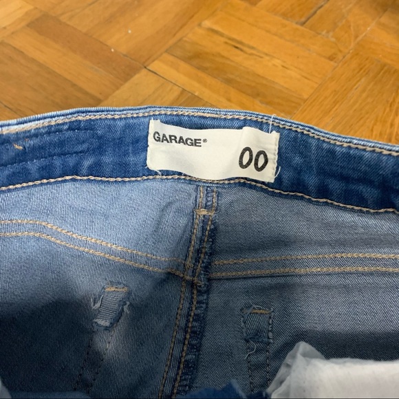 Garage High Waist Light Wash Skinny Jeans - Picture 7 of 9